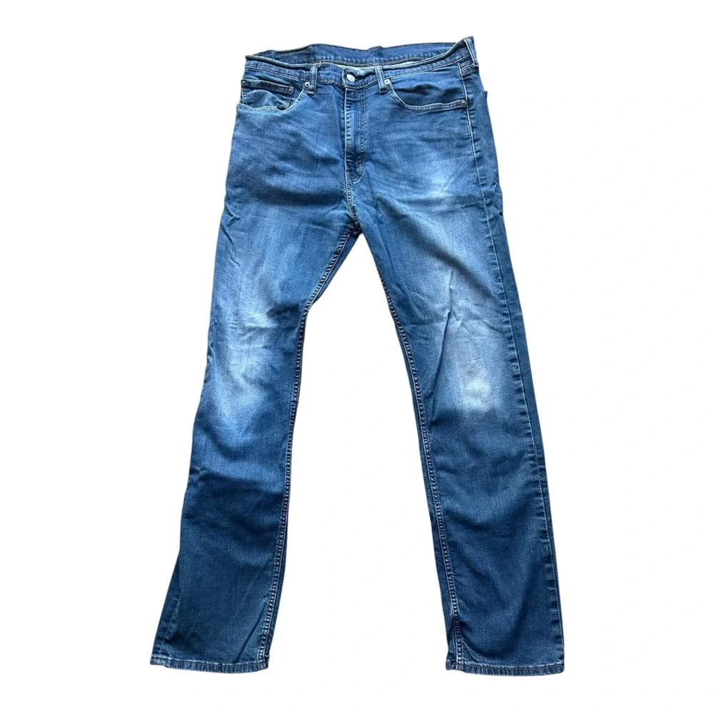 Levi's Men's Straight Fit Blue Jeans 505 36 x 34‎